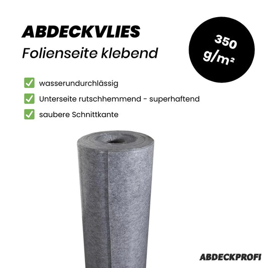 Abdeckvlies Folienseite klebend – 350 g/m²